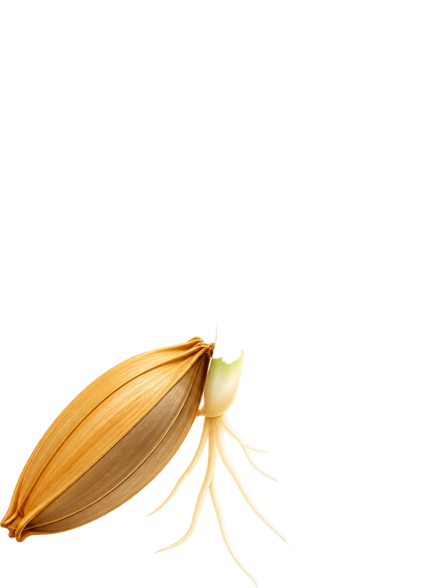 A single rice seed
